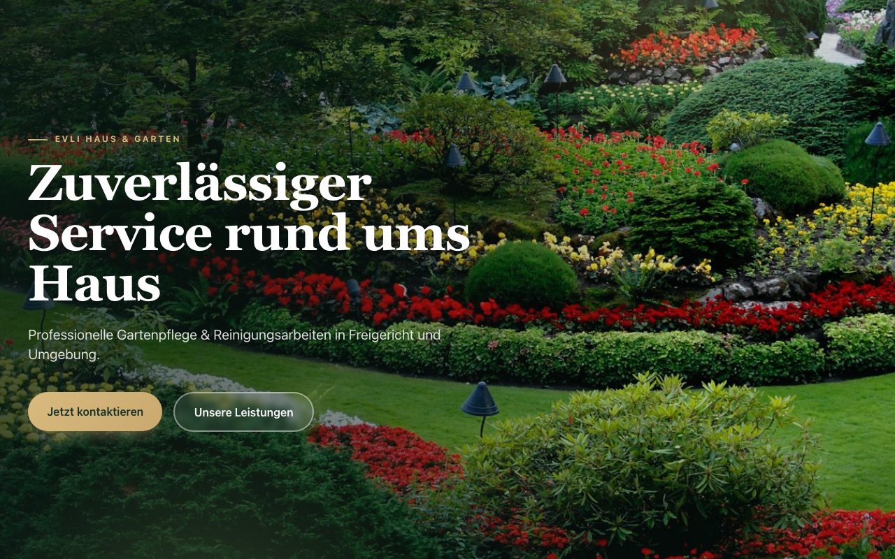 Evli Haus & Garten — Gartenpflege und Reinigung Freigericht